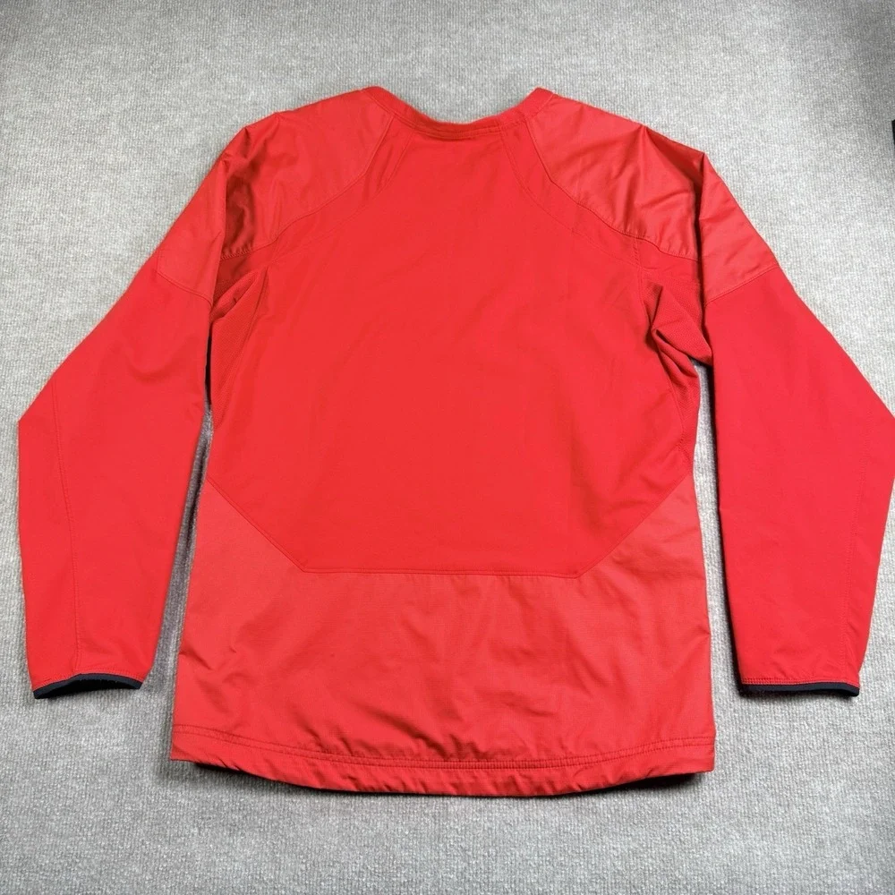 Nike Acceleration Pullover Mens Size Small Red Ohio State Buckeyes Stretch‎